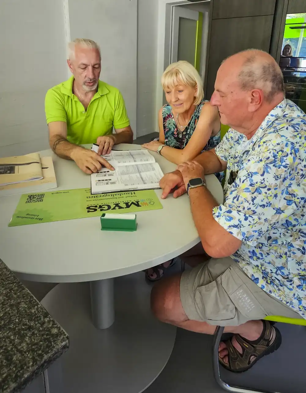 Beratungsgespräch für Haushaltsgeräte