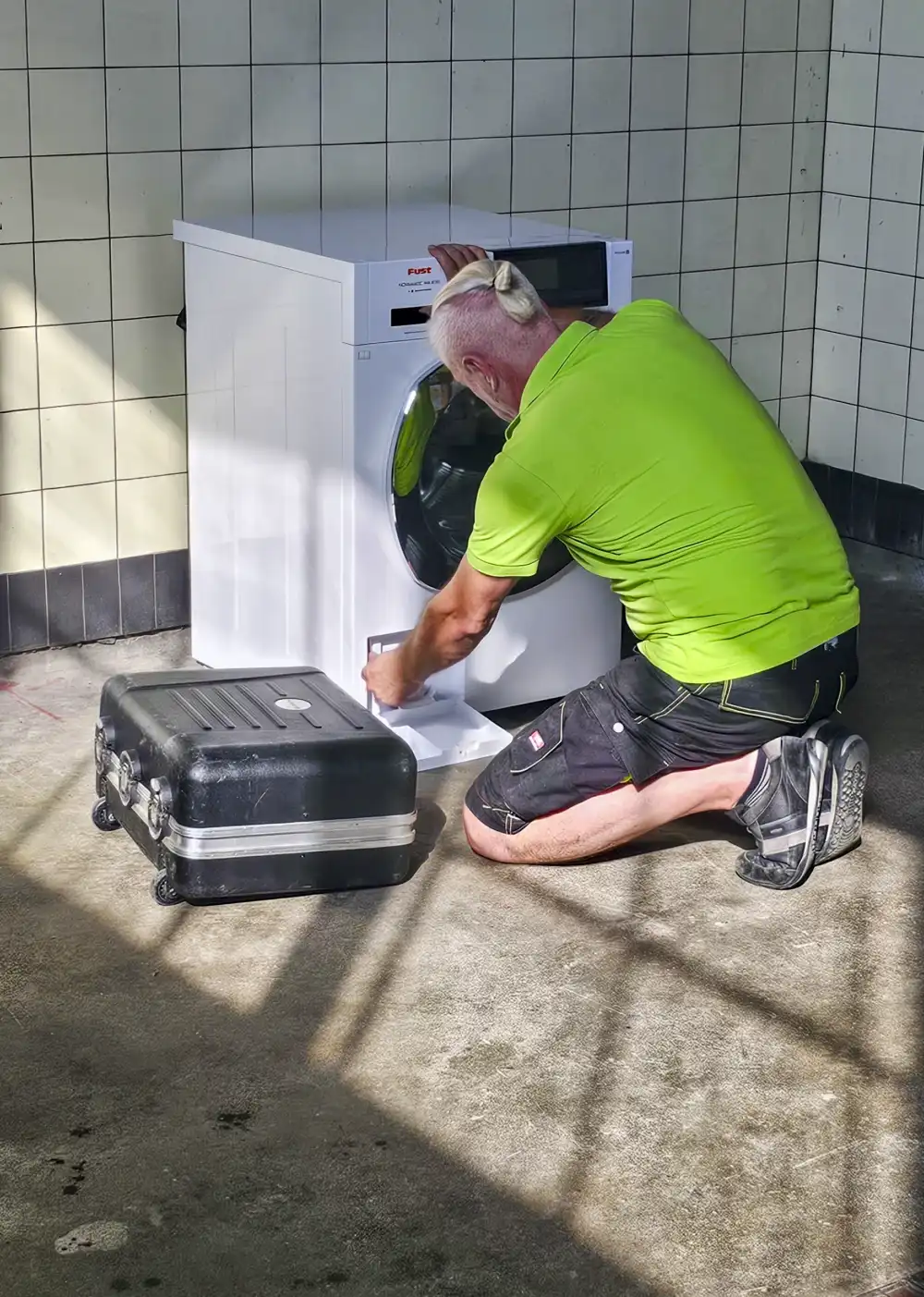 Reparatur einer Waschmaschine